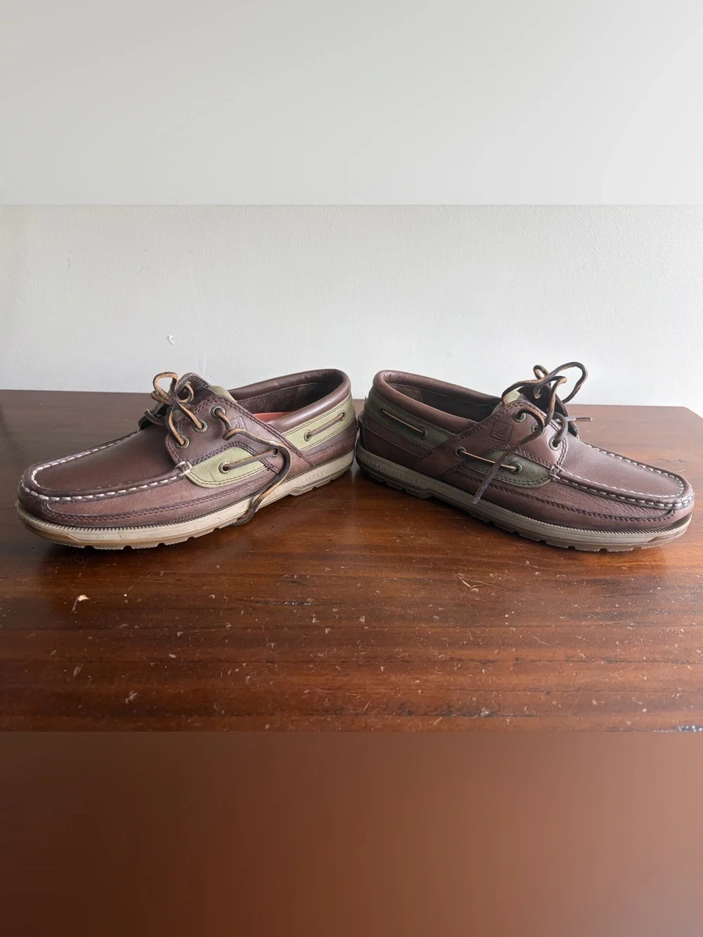 Sperry Top-Sider Men’s Brown Leather Moc Toe Boat Shoes Sz 8.5 Ivy League Preppy